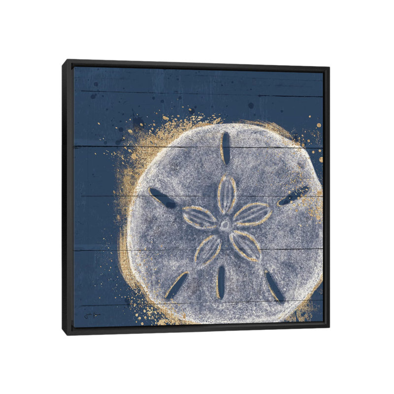 «Calm Seas X» par Janelle Penner - impression sur toile tendue, H 18 po x l 18 po x P 1,5 po, Toile avec cadre noir