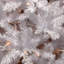 Slender White Realistic Artificial Fir Christmas Tree with Lights-1712946530
