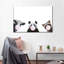 Trois animaux rigolos sur toile-685218601