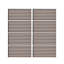 8-Pack Self-adhesive Acoustic Wood Slat Wall Panels for Interior Decor