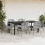 Ensemble repas de patio avec coussins en verre et poly rotin-727446055-727446050-727446049