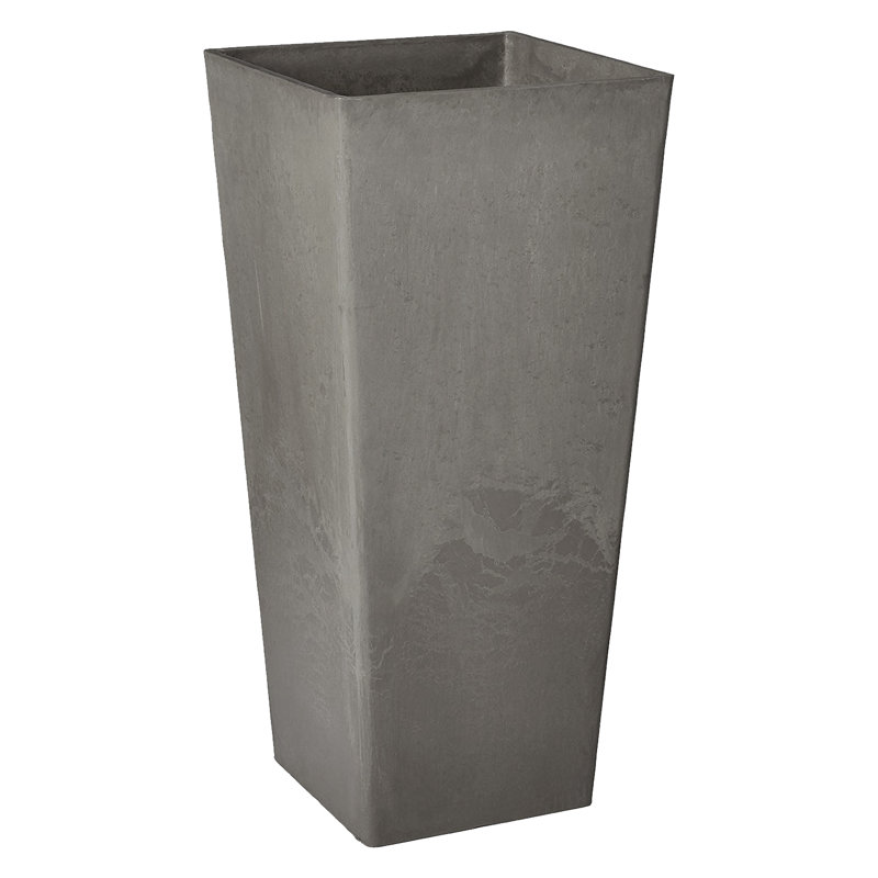 Pot à fleurs en plastique Musson, Ciment