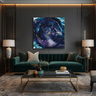 Art mural sur toile, étoile de l'hémisphère Sud