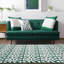 Ultra-Soft Plush Memory Foam Rug Luxury Geometric Textured Area Rug