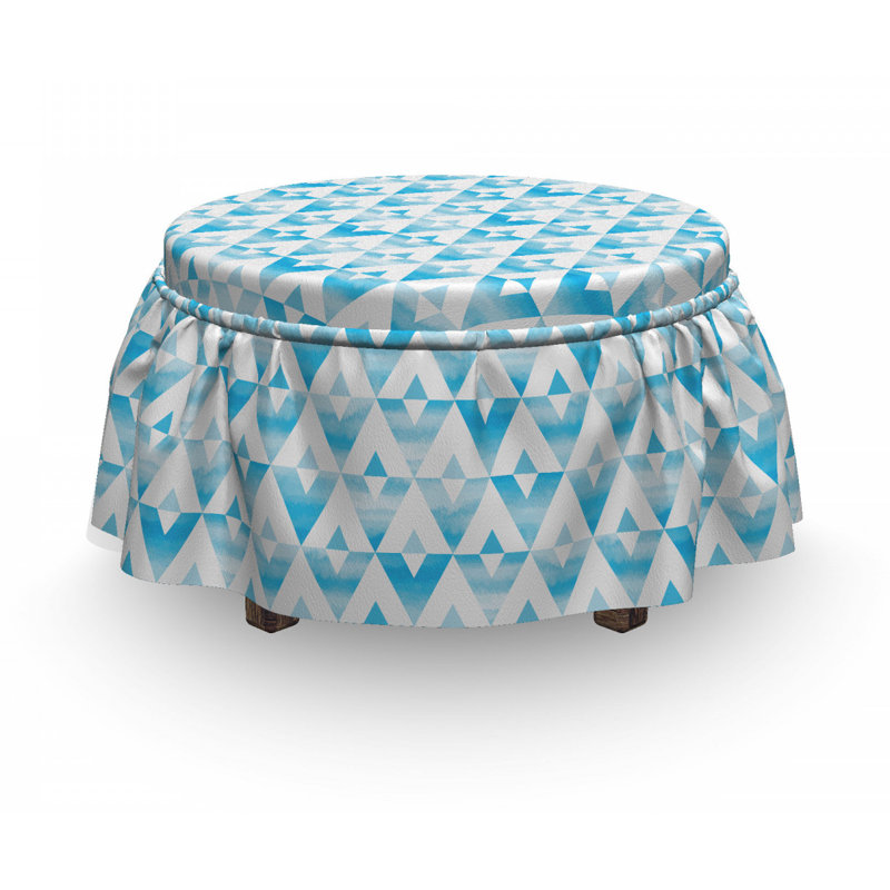 Box Cushion Ottoman Slipcover