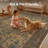 Kaldi Vintage Floral Washable Brown 2X6 Runner Rugs for Entryway Kitchen, Non Slip Oriental Low-Pile Rug for Bedroom Dining Room Carpet-1914962767