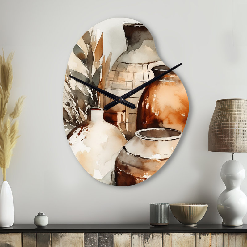 Horloge murale en métal Lasser, Petit