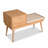 Callum 48'' Wide Mid-Century Modern Wood Entryway Storage Bench with Upholstered Seat