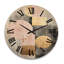 Horloge murale en bois massif Stonecrest-1628057325
