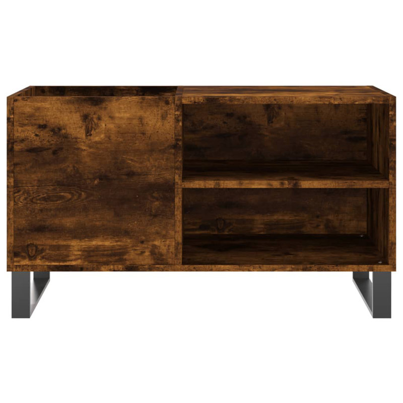 48cm H Media Cabinet, Smoked Oak