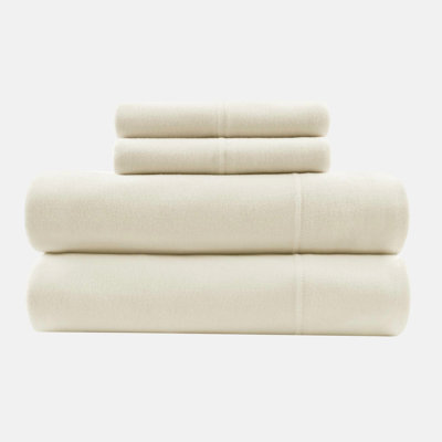 Twin Xl 3pcs Sheet All Season - Cotton Blend Knit (50% 50% ), Soft To Touch For Sleep, Absorbent In Hot Season, Warm Cold Fitted 16" Mattress, Comes With 1 Flat, And Pillowcase, Machine Wash Low