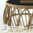 Solar Powered Boho Nesting Coffee Tables Set of 2