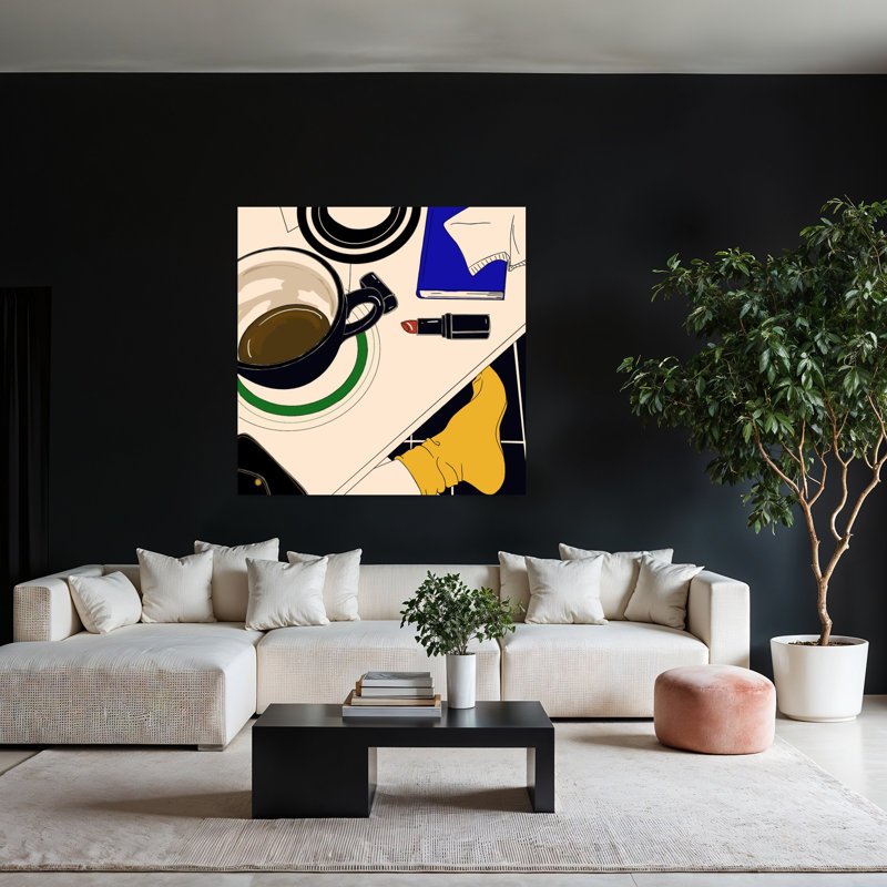 Art contemporain, art mural contemporain, H 48 po x l 48 po