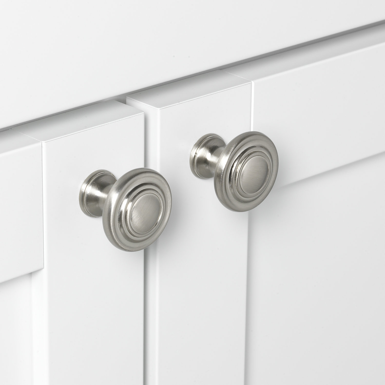 Classic Mushroom Cabinet Knob, Satin Nickel
