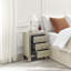 Mackynsie Mirrored Bedside Cabinet With 3 Drawers - Modern Luxury Bedside Table Nightstand-1836327596