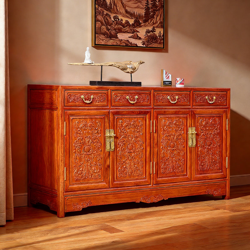 Buffet grande capacité de style rétro, Brown