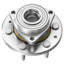 Ensemble de roulement de roue avant et de moyeu 2 pièces compatible avec Cheval Avalanche GMC Sierra 1500 de 2007 à Cadal Escalade EXT 2007-2014 Tahoe, 515096, 6 pattes avec capteur ABS, ensemble de moyeu de roulement de roue
