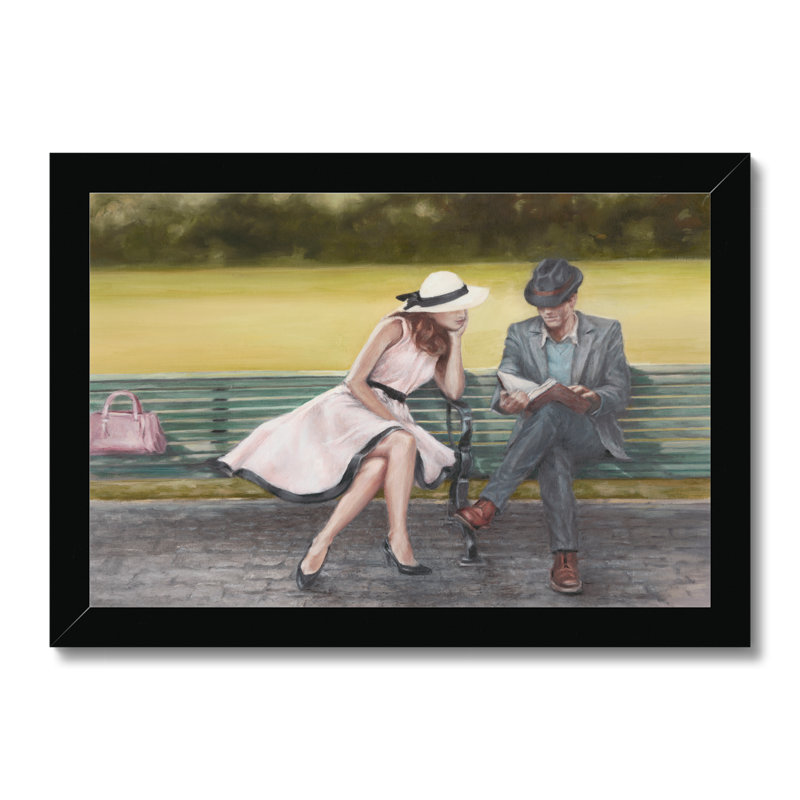 Prologue by Ethan Harper - Painting, 24cm H x 34cm W, Black Framed Paper Print