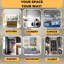 Armoire murale Lotus Shaker, porte de cuisine, garage, buanderie, fermeture double-98440370-98981488-98440372