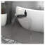 Ensemble de 2 tables d'appoint en acrylique transparent, tables de chevet carrées contemporaines avec bord en cascade pour salon et chambre