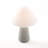 MUSHROOM Rechargeable Cordless LED Table Lamp, 3-Levels Brightness Touch Sensor Control, Gray-1941698622