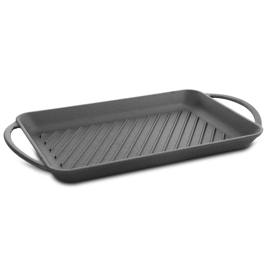 Addlestone 8.5'' Cast Iron Grill Pan / Griddle Set General Store