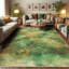 Machine Printed 114cm X 69cm Area Rug