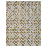 Verdant Rug: Decorator Hand Knotted Rug in Natural/Yellow