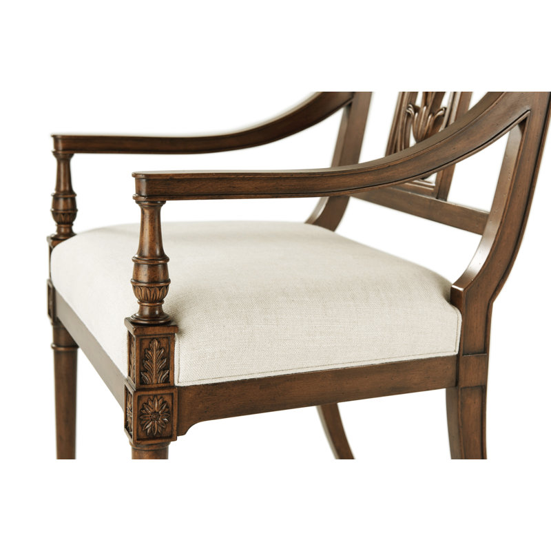 Tavel Upholstered Arm Chair, Oatmeal Linen