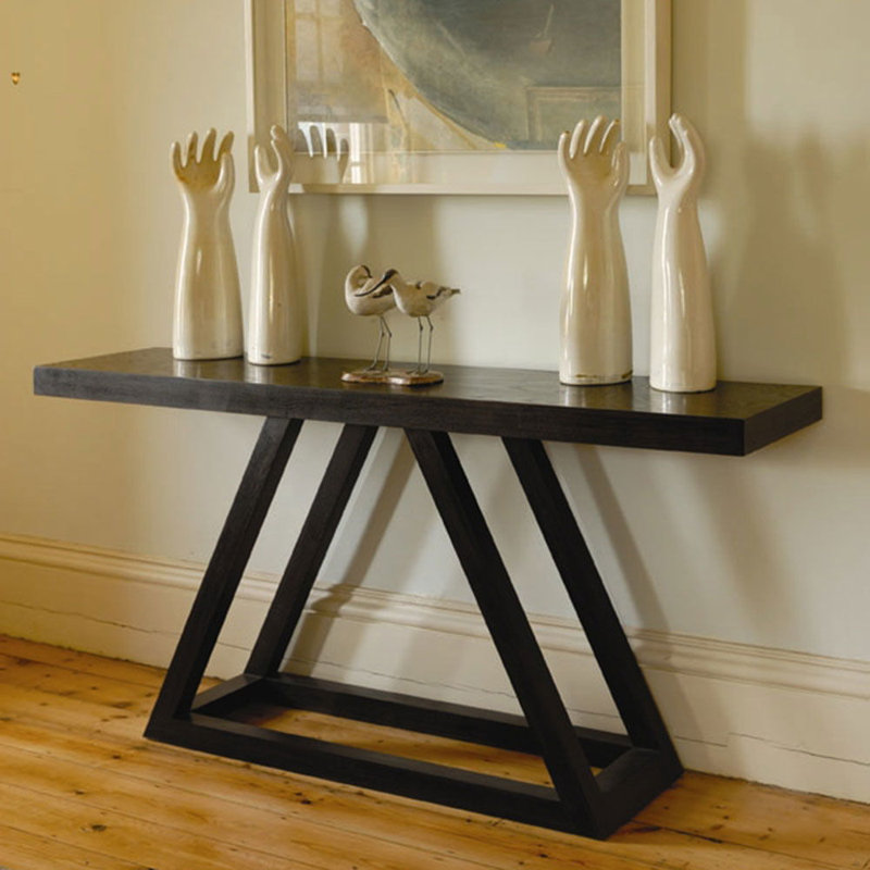 Triangle Console Table, Firmdale Oak