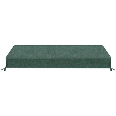 1'' H Customizable Bench Cushion For Indoor/Outdoor Furniture/Chair/Window Seat, Premium 75D High-Resilience Foam