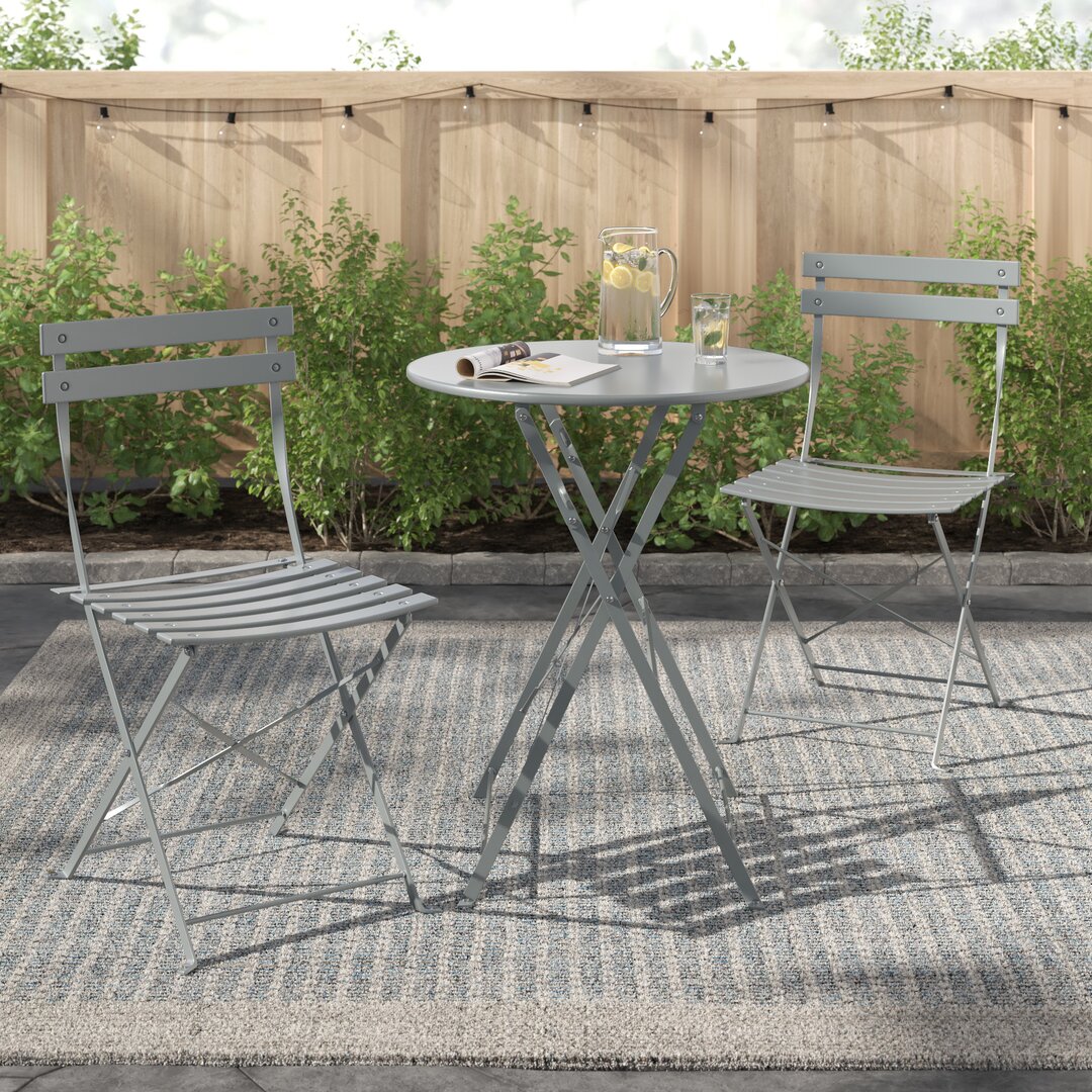 2-tlg. Bistro-Set Wogina