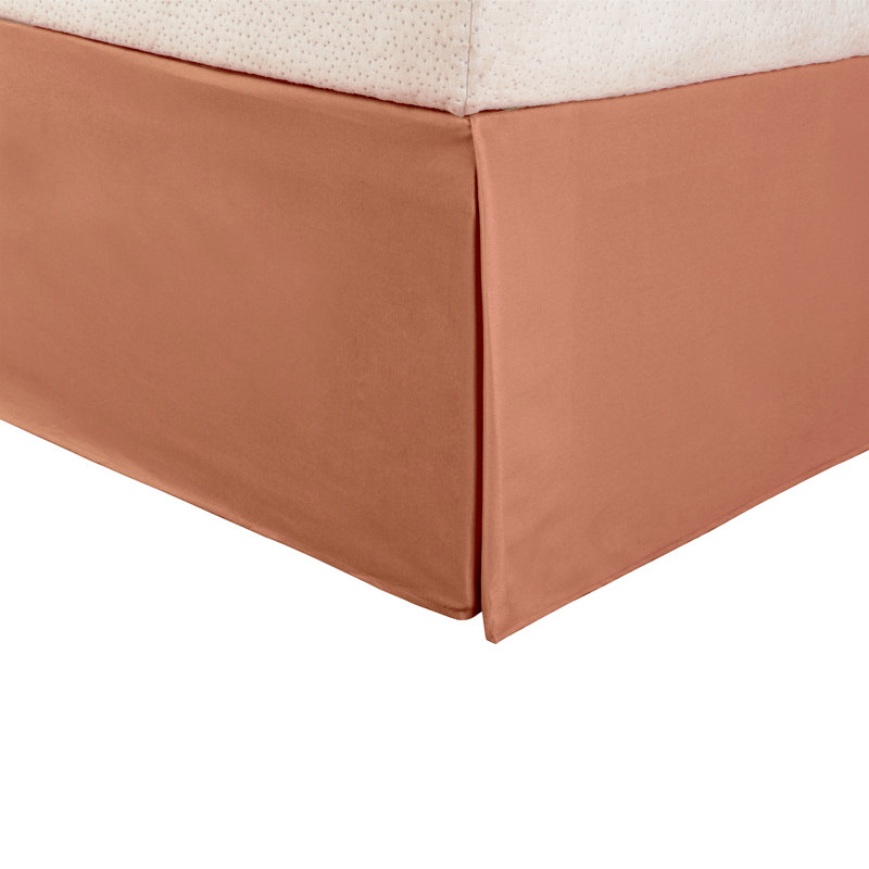 Pleated Bed Skirt, Mocha, King