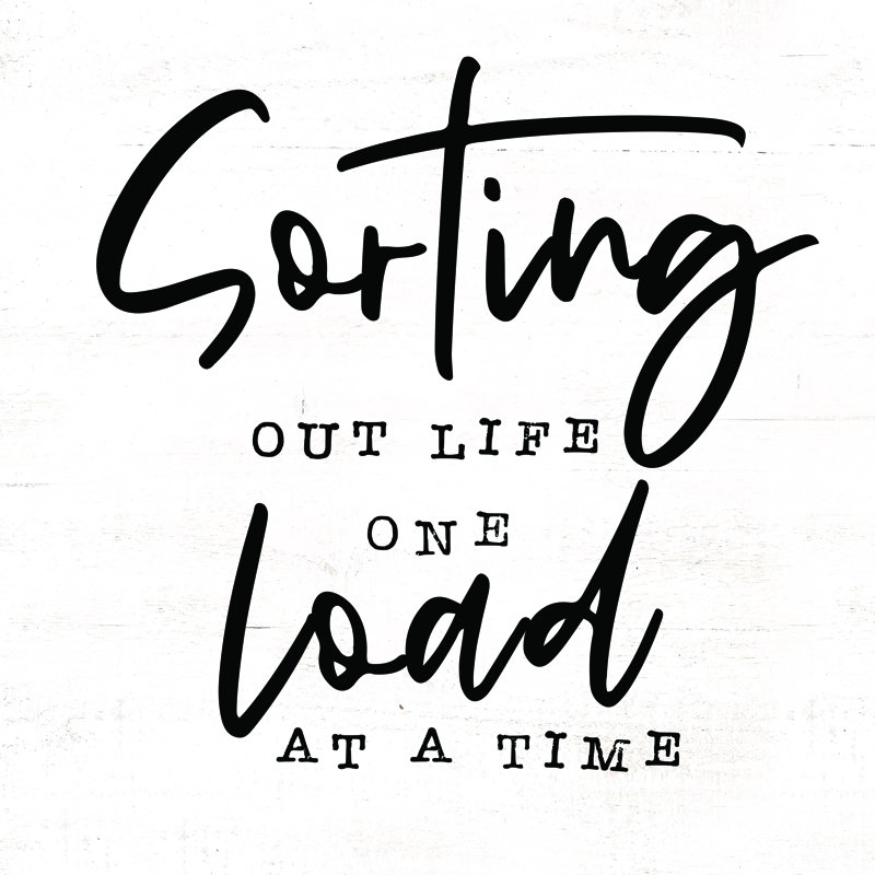 Sorting Out Life - Wrapped Canvas Print, 51cm H x 51cm W x 3.8cm D