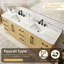 Meuble-lavabo double 84 po Linneus