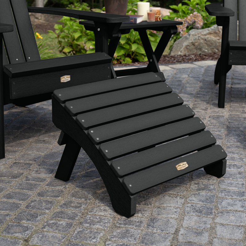 Mountain Bluff Adirondack Chair with Ottoman, Abyss