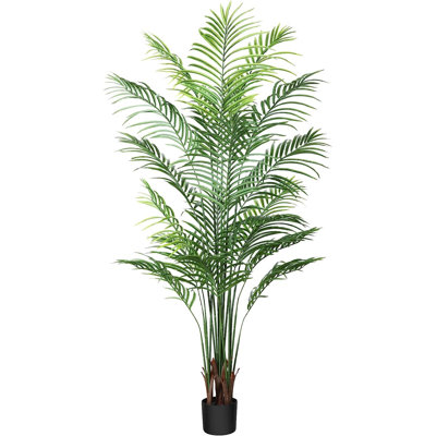 72'' Faux Palm Plant in Pot