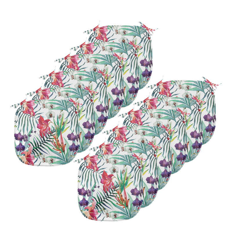 Coussin de siège exotique d'intérieur / extérieur Tropical