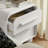 Rayshawn Curved 2-Drawer Nightstand in White Matte-233302993