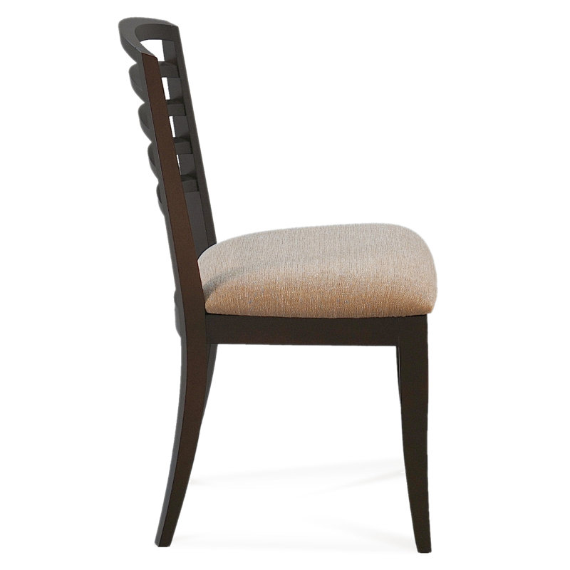 Chaise rembourrée Ayaina, Sunbrella - toile à voile Sahara, Couleurs de l'aurore