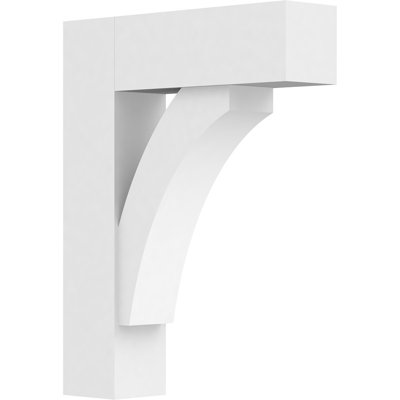 Support standard en PVC de qualité architecturale avec extrémités en bloc Thorton