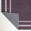 Tapis mauve foncé / mauve clair à 2 rayures Mariques Classic-1029484949