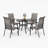 Leonard 4 - Person Patio Dining Set with Round Table