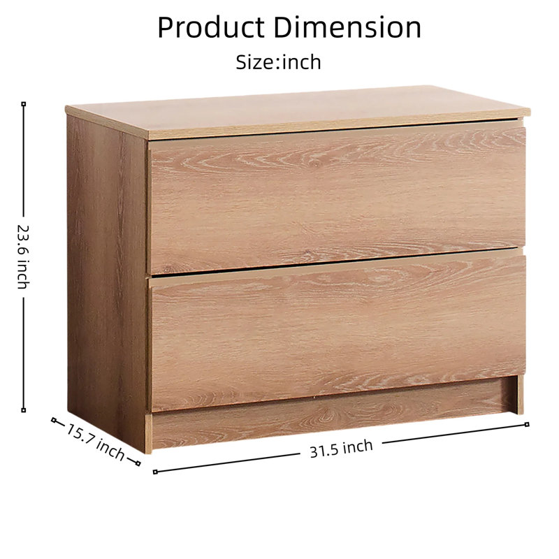 Système d'organisation en bois Devi Oak, Brun
