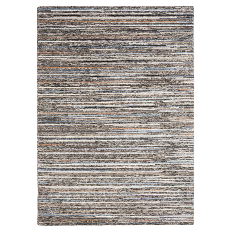 Abner Striped Hand Woven Area Rug, Rectangular 60 x 90cm