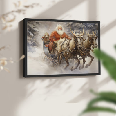 «Chirstmas Art» - CECLXIV - Reproduction encadrée - Restickable