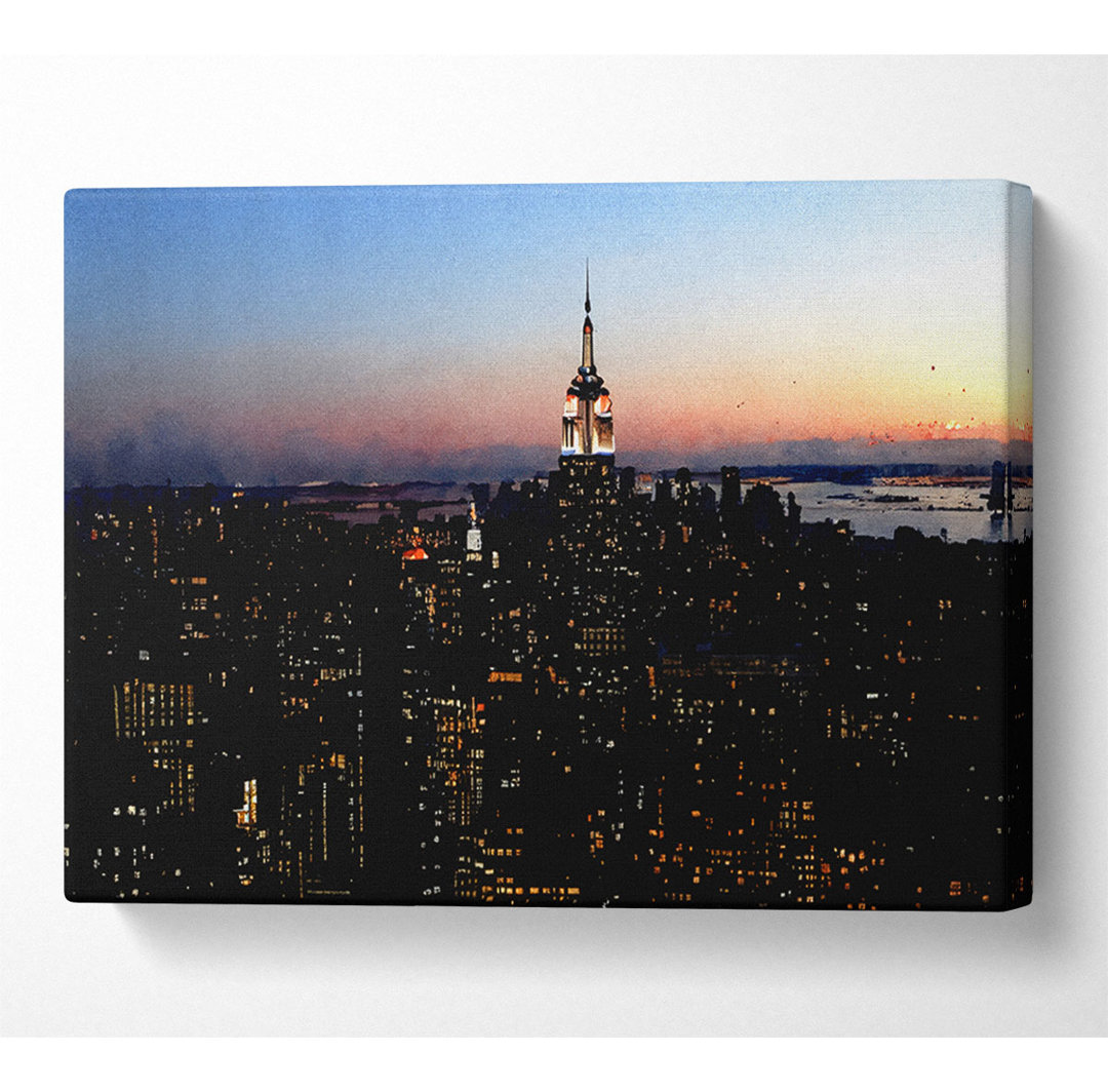 Kunstdruck New York Stadt Morgenglanz