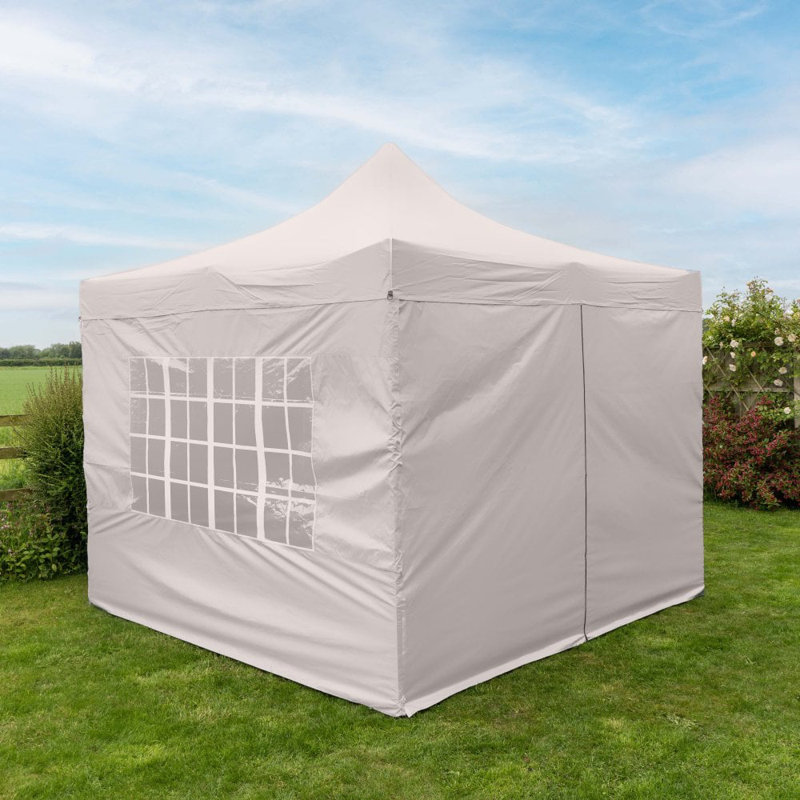 10 Ft. W x 10 Ft. D Steel Soft-top Gazebo, Beige