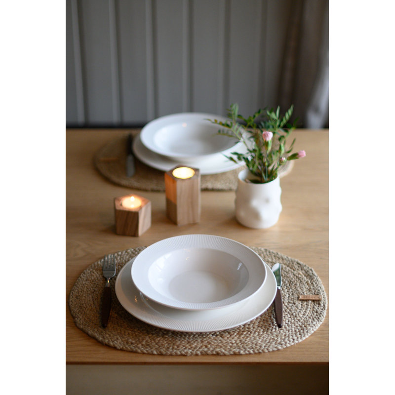 Rectangular Placemat Leather Tag