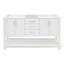 Base de meuble-lavabo double 60 po Pawley en blanc seulement-76034500